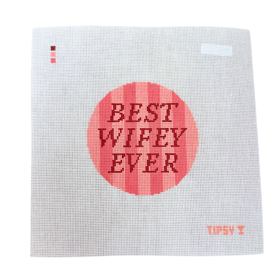 Best Wifey Ever Needlepoint Canvas